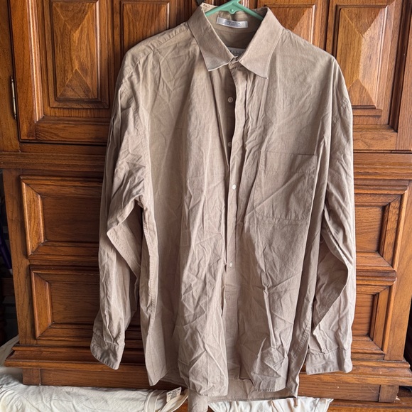 Perry Ellis Men's Beige Shirt Jacket - Picture 1 of 3